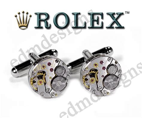 rolex cufflinks for sale|watch cufflinks rolex.